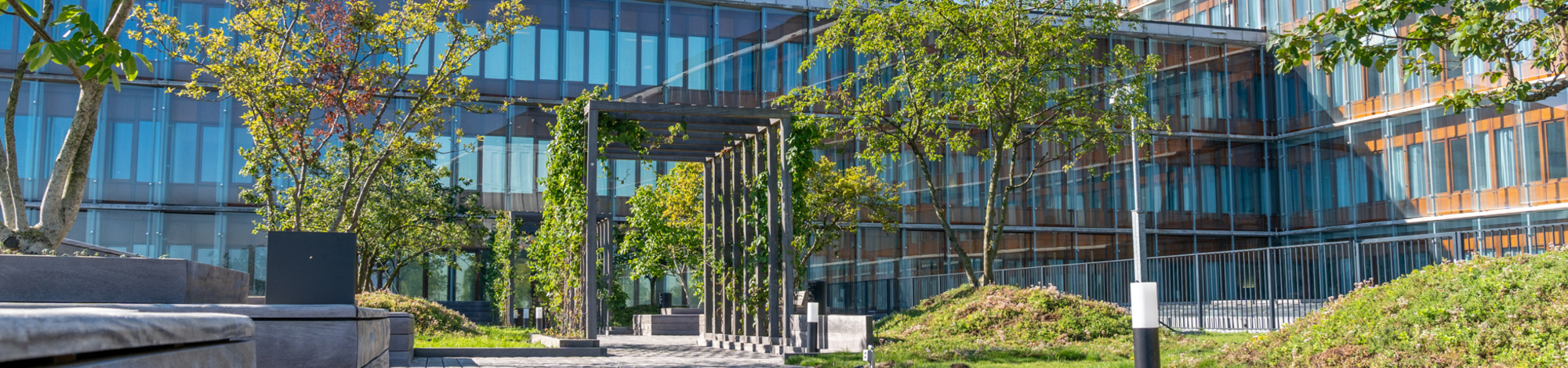 Roof garden, Erasmus MC, Rotterdam, Netherlands