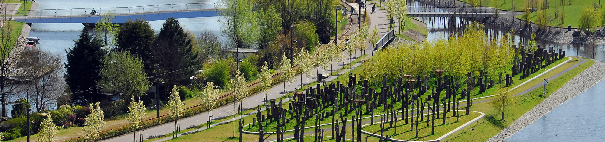 Parc Schinkeleilanden, Amsterdam, Pays-Bas